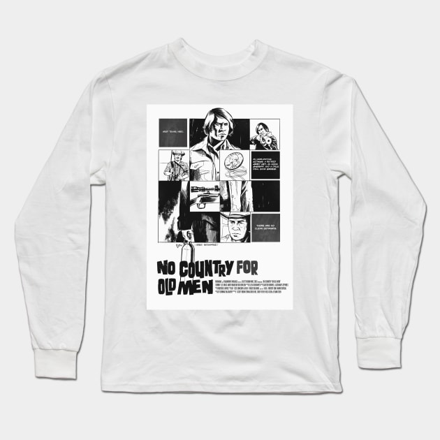 No Country for Old Men Long Sleeve T-Shirt by deimos-remus